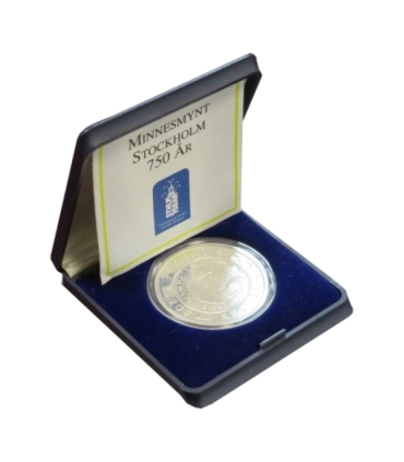 Szwecja 200 koron, 2002 750 rocznica - Sztokholm, Srebro Ag925