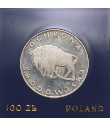100 zł Żubr Ochrona środowiska 1977