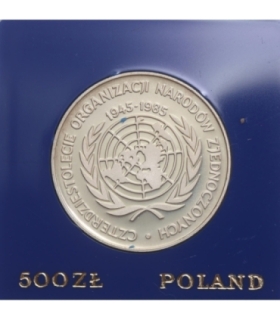 500 zł, 40-lecie ONZ, 1985 r.