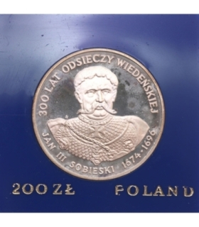 200 zł, 300 lat Odsieczy Wiedeńskiej, Jan III Sobieski 1983 r.