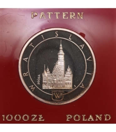 1.000 zł, Wrocław (Wratislavia) - próba, 1987