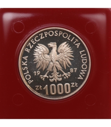 1.000 zł, Wrocław (Wratislavia) - próba, 1987