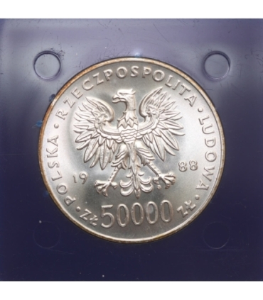 50000 złotych Piłsudski 70 rocznica niepodległości, wersja kolekcjonerska