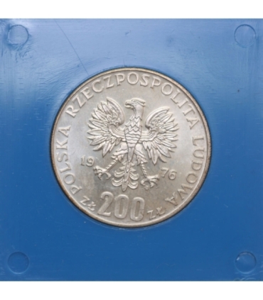 200 zł, XXI Igrzyska Olimpiady 1975 Montreal, kolekcjonerska w kapslu NBP