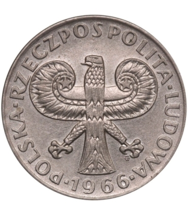 10 złotych Mała kolumna, 1966, stan 1-
