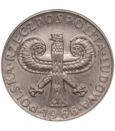 10 złotych Mała kolumna, 1966, stan 1-