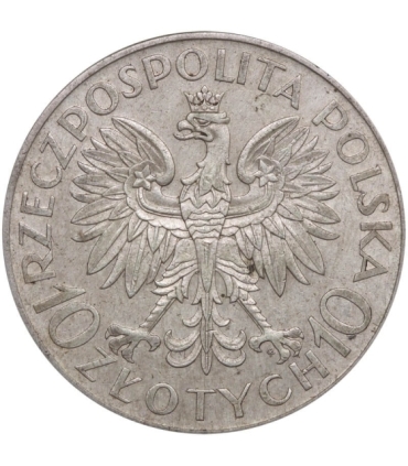 10 zł Jan III Sobieski 1933, stan 3+
