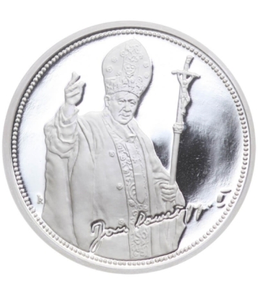 Medal Jan Paweł II, rozpoczęcie pontyfikatu, srebro 999
