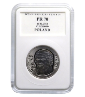 10 zł, Cyprian Norwid, 2013, PCG PR70