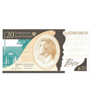20 zł, FC0000867 200. rocznica urodzin Fryderyka Chopina, niski numer