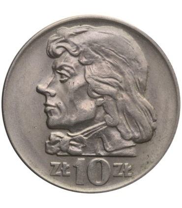 10 złotych Tadeusz Kościuszko 1966, stan 1-/2+