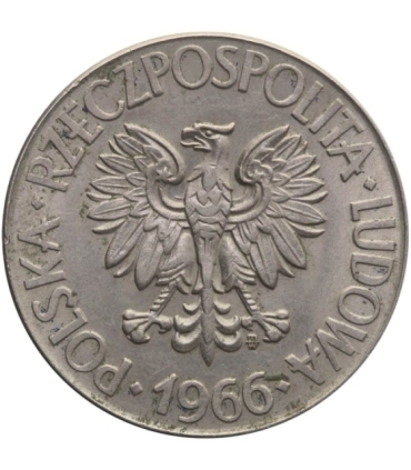10 złotych Tadeusz Kościuszko 1966, stan 1-/2+