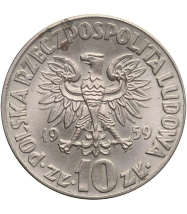 10 zł, Mikołaj Kopernik, 1959, stan 1-/2+