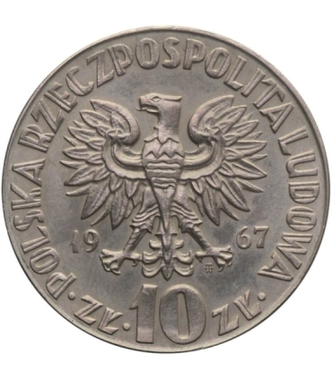 10 zł, Mikołaj Kopernik, 1967 stan 1/1-