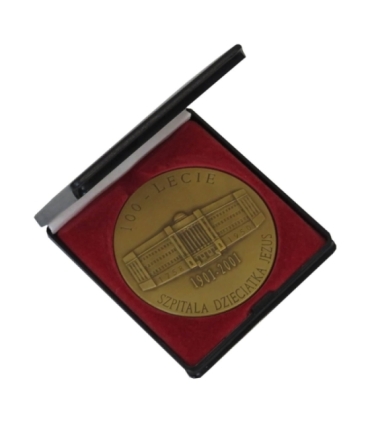 Medal 100-lecie Szpitala Dzieciątka Jezus 1901-2001, etui