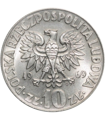 10 zł Mikołaj Kopernik, 1969, piękna, wyselekcjonowana
