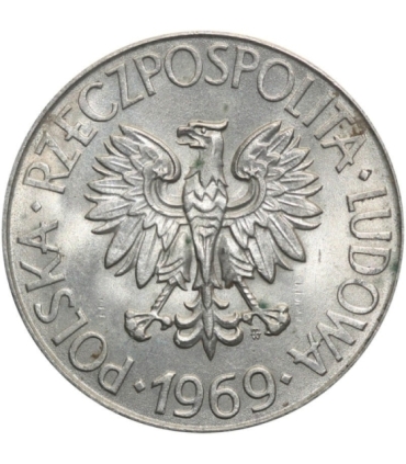 10 zł Tadeusz Kościuszko, 1969, piękna, wyselekcjonowana