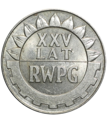 20 zł XXV lat RWPG, 1974, piękna, wyselekcjonowana
