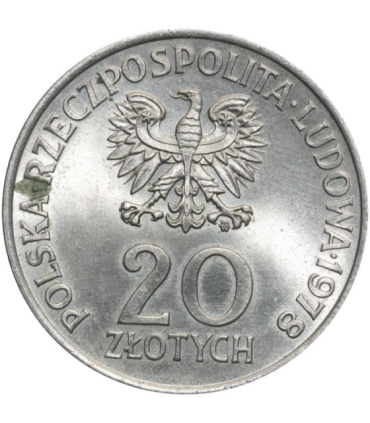 20 zł Pierwszy Polak w kosmosie, 1978, piękna, wyselekcjonowana
