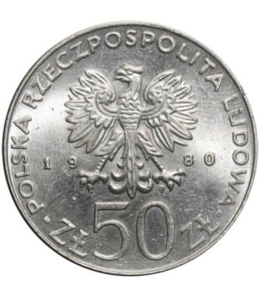 50 zł Bolesław I Chrobry, 1980, piękna, wyselekcjonowana