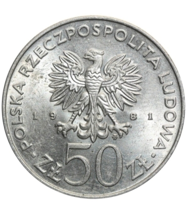 50 zł Bolesław II Śmiały, 1981, piękna, wyselekcjonowana