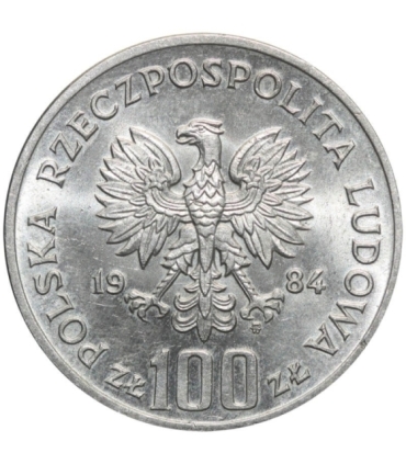 100 zł 40 lat PRL, 1984, piękna, wyselekcjonowana