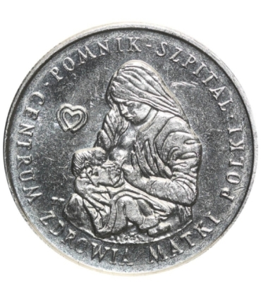 100 zł Pomnik - Szpital Centrum Zdrowia Matki Polki, 1985, piękna, wyselekcjonowana