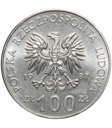 100 zł Kazimierz III Wielki, 1987, piękna, wyselekcjonowana