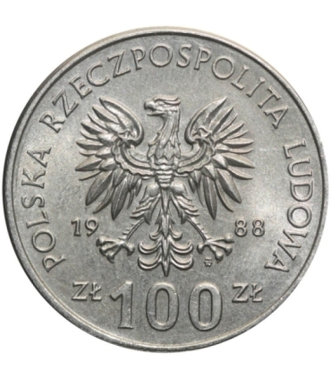 100 zł 70. Rocznica Powstania Wielkopolskiego, 1988, piękna, wyselekcjonowana