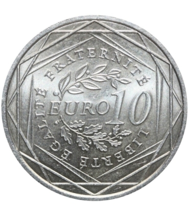 Francja 10 euro, 2009 Siewca, srebro Ag900