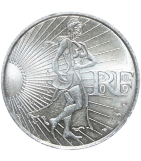 Francja 10 euro, 2009 Siewca, srebro Ag900