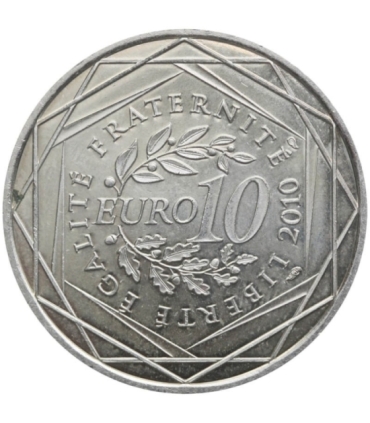 Francja 10 euro, 2010 Francuskie regiony - Ile-de-France, Srebro Ag900