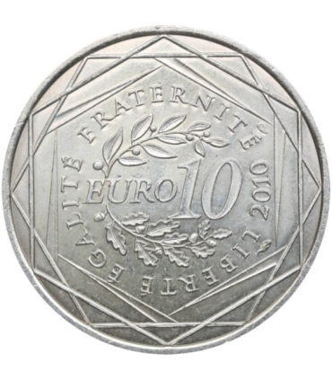 Francja 10 euro, 2010 Francuskie regiony - Ile-de-France, Srebro Ag900