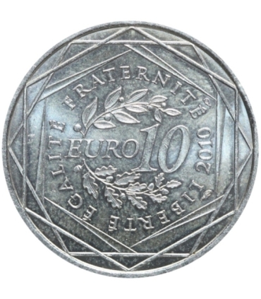 Francja 10 euro, 2010 Francuskie regiony - Ile-de-France, Srebro Ag900