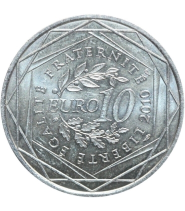 Francja 10 euro, 2010 Francuskie regiony - Ile-de-France, Srebro Ag900