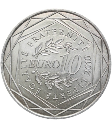 Francja 10 euro, 2010 Francuskie regiony - Ile-de-France, Srebro Ag900