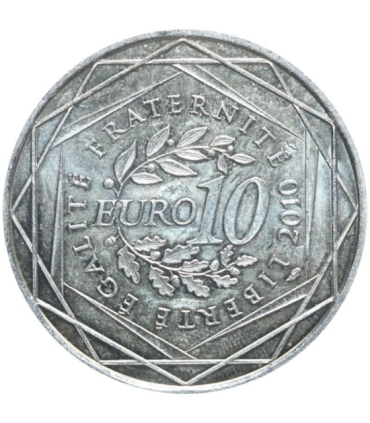 Francja 10 euro, 2010 Francuskie regiony - Ile-de-France, Srebro Ag900