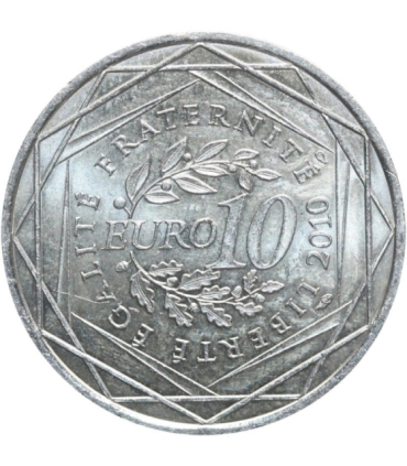 Francja 10 euro, 2010 Francuskie regiony - Ile-de-France, Srebro Ag900