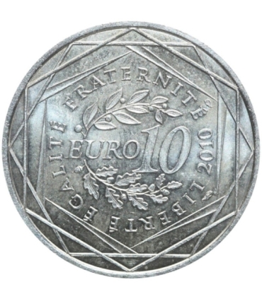 Francja 10 euro, 2010 Francuskie regiony - Ile-de-France, Srebro Ag900