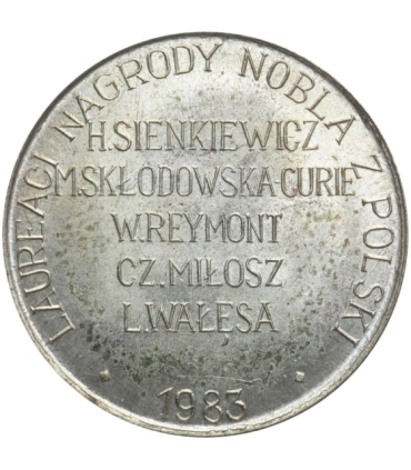 Medal Lech Wałęsa, Pokojowa Nagroda Nobla, 1983