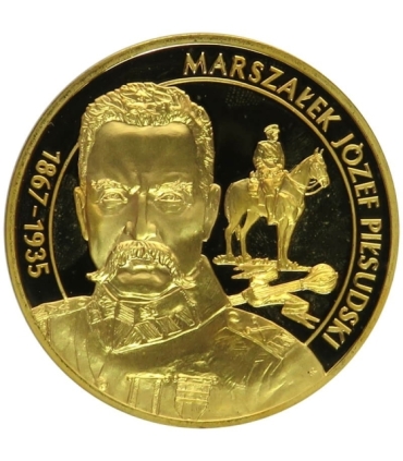 Medal, Wielcy Polacy, Marszałek Józef Piłsudski, certyfikat