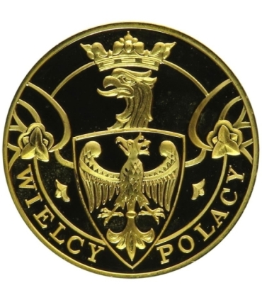 Medal, Wielcy Polacy, Marszałek Józef Piłsudski, certyfikat
