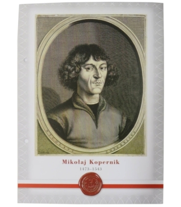Medal, Wielcy Polacy, Mikołaj Kopernik, certyfikat