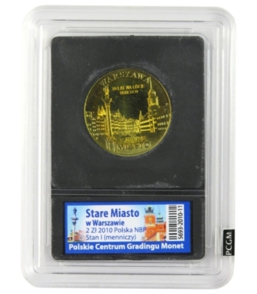 2 zł GN, Miasta w Polsce – Stare Miasto w Warszawie, 2010, slab PCGM