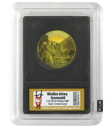2 zł GN, Wielkie bitwy – Grunwald, 2010, slab PCGM