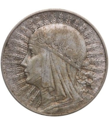 10 złotych Głowa kobiety 1932, stan 3+