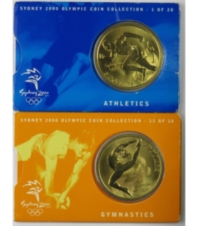 Lot: 2 x medal Igrzyska Olimpijskie w Sydney 2000