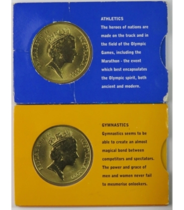 Lot: 2 x medal Igrzyska Olimpijskie w Sydney 2000