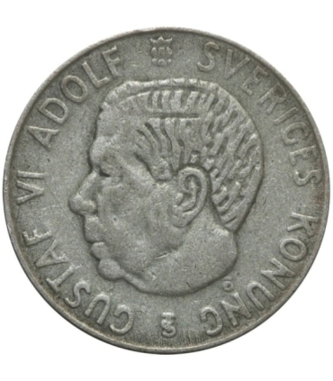 Szwecja 1 korona, srebro, 1956