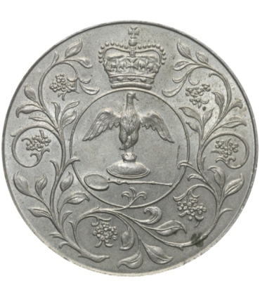 Wielka Brytania 25 pensów 1977 25-lecie panowania